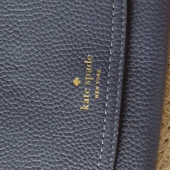 KATE SPADE Long Wallet NAVY NWOT - Picture 3 of 13